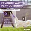 Puller Outdoor Dog Ring Toys Dog Fetch Toy for Large Dogs Outside Dog Yard Toys 2 Rings