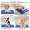 Pet Dog Cooling Mat Pressure Activated Gel Self Cooling Mat Pad Pet Cooling Bed Mats Portable Pet Cooling Blanket XL Size